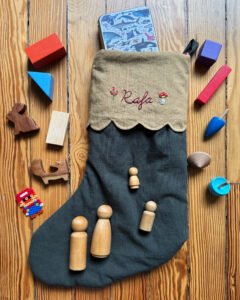 combo botas navideñas personalizadas