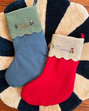 combo botas navideñas personalizadas