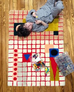 recreo alfombra grilla